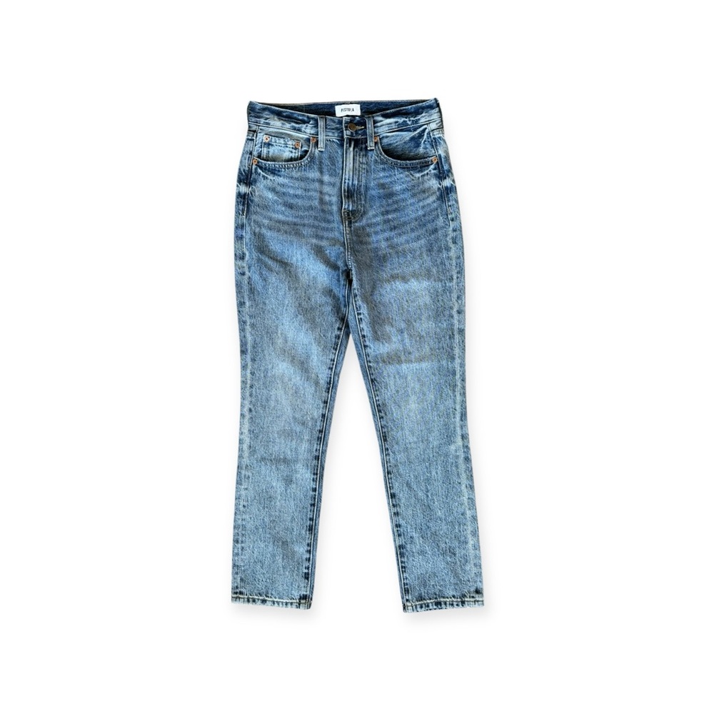 Pistola high rise straight jeans denim button front Sz  26